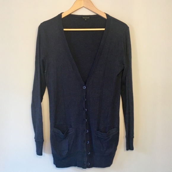 Aritzia Sweaters | Navy Blue Talula Aritzia Cotton Cardigan | Poshmark
